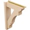 Ekena Millwork 6-in W x 20-in D x 28-in H Balboa Trad Rough Cedar Woodgrain TimberThane Outlooker, Primed Tan OUTUR060X20X28BOA04RCPR - alternate 3